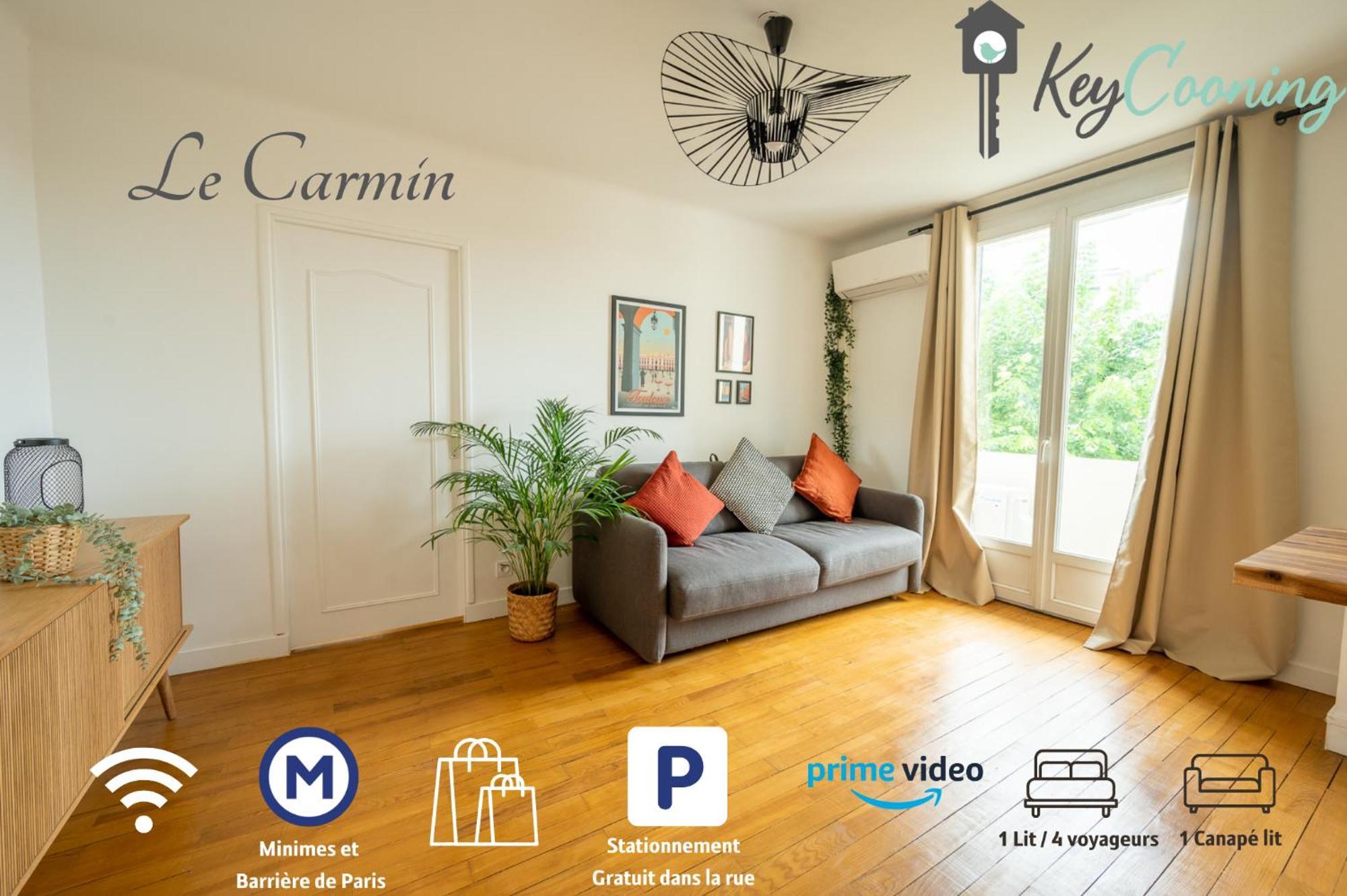 Le Carmin - Calme, Spacieux Et Climatise Тулуза Экстерьер фото